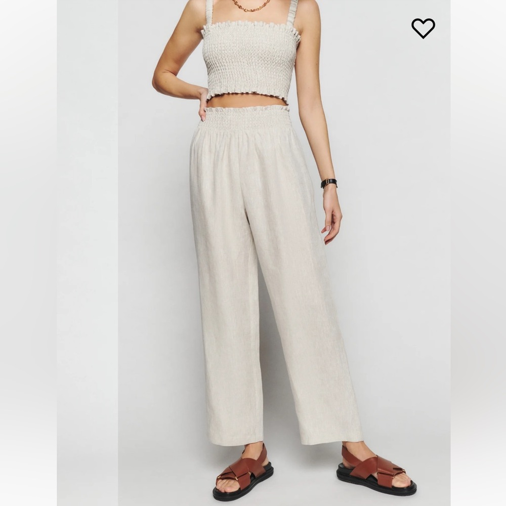 Vera Linen 2 piece set Reformation